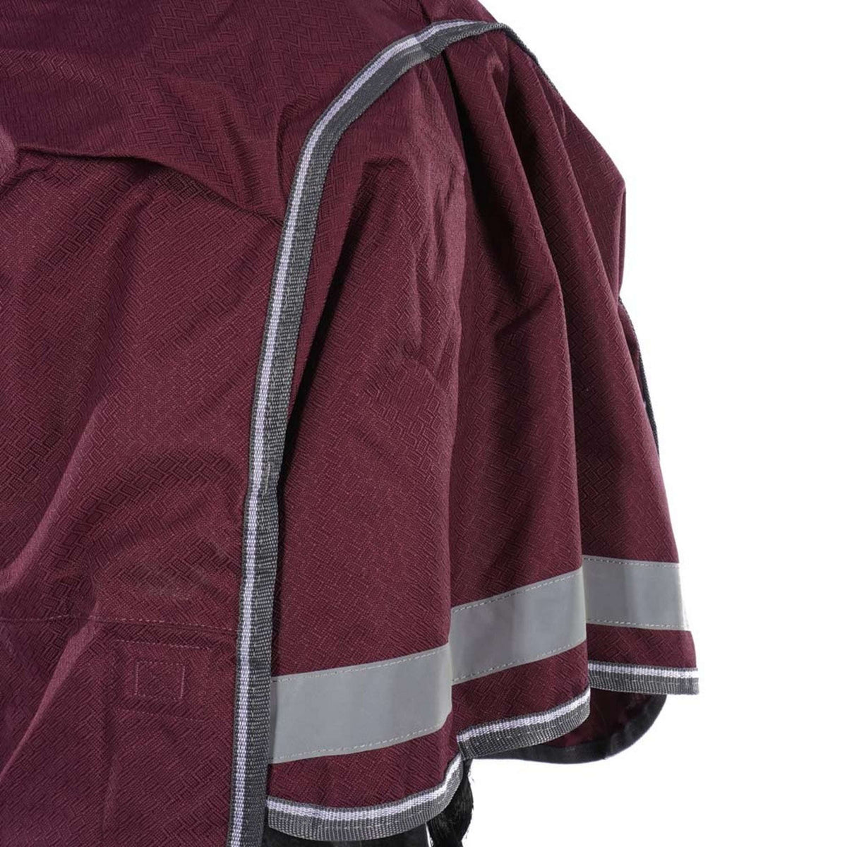 Weatherbeeta Couverture d'Hiver Comfitec Plus Dynamic II Combo Neck Medium/Lite Maroon/Gris/Blanc