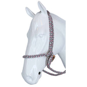 F.R.A. Hackamore Jaspis Coton Rose/Gris/Blanc