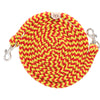 F.R.A. Rênes Madora Coton Tressé Rouge/Jaune