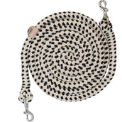 F.R.A. Rênes Madora Coton Tressé Naturel/Noir