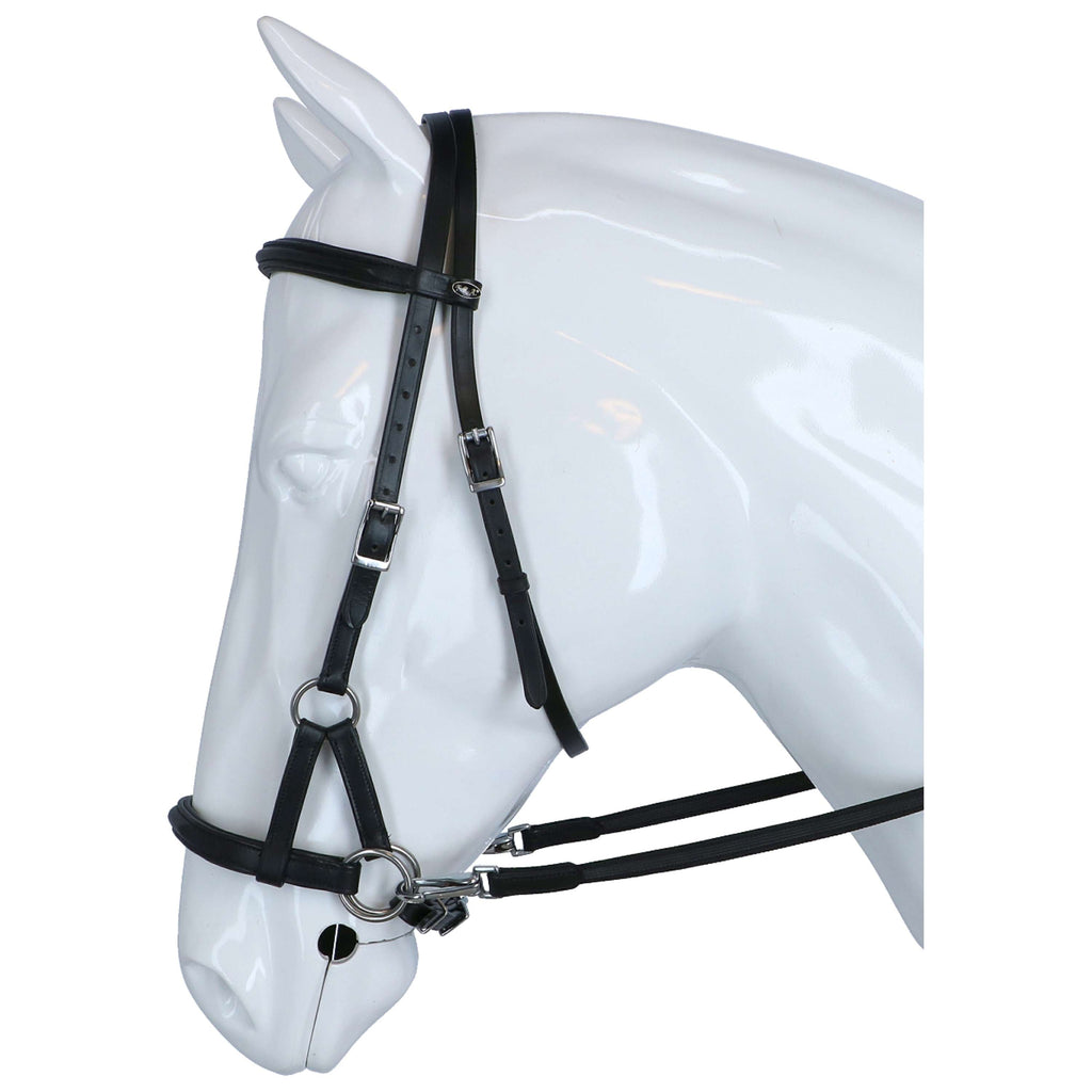 F.R.A. Bridon sans Mors Pardoes Side Pull Noir