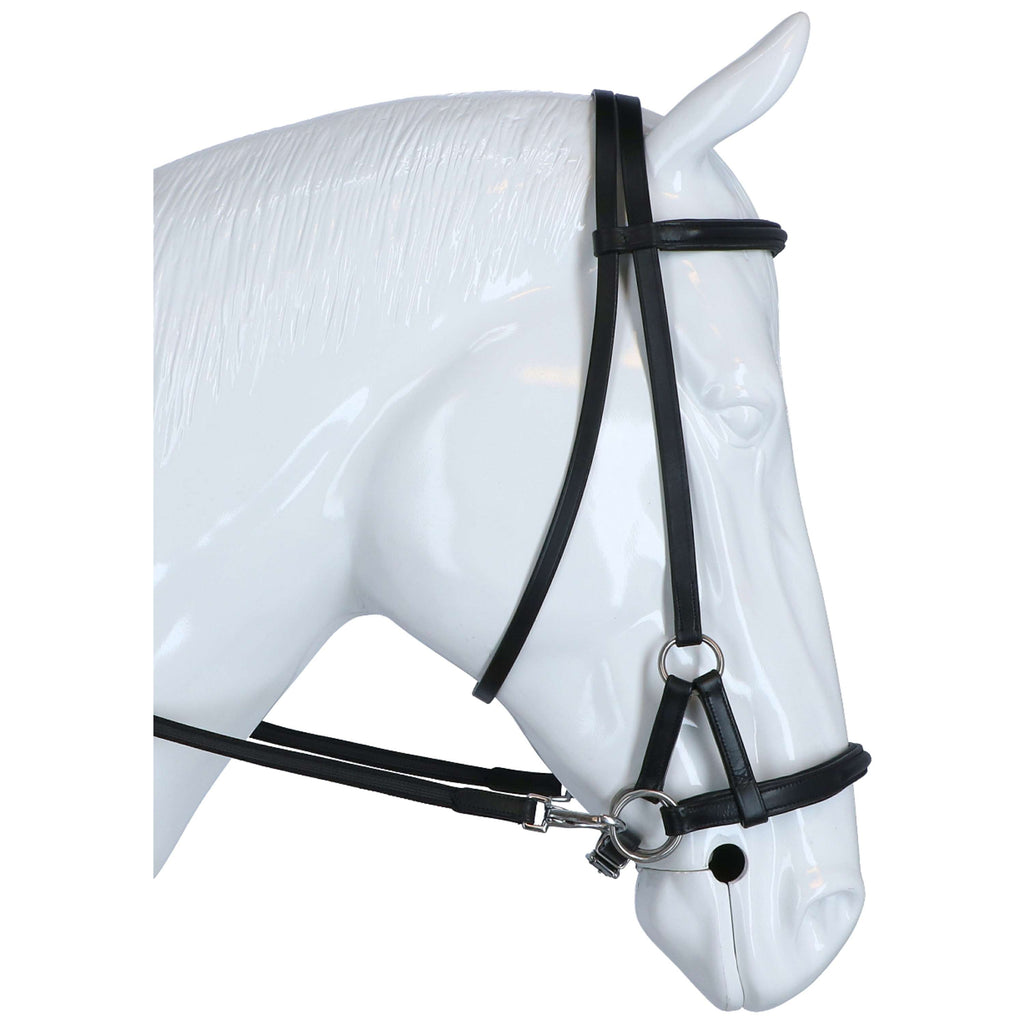 F.R.A. Bridon sans Mors Pardoes Side Pull Noir
