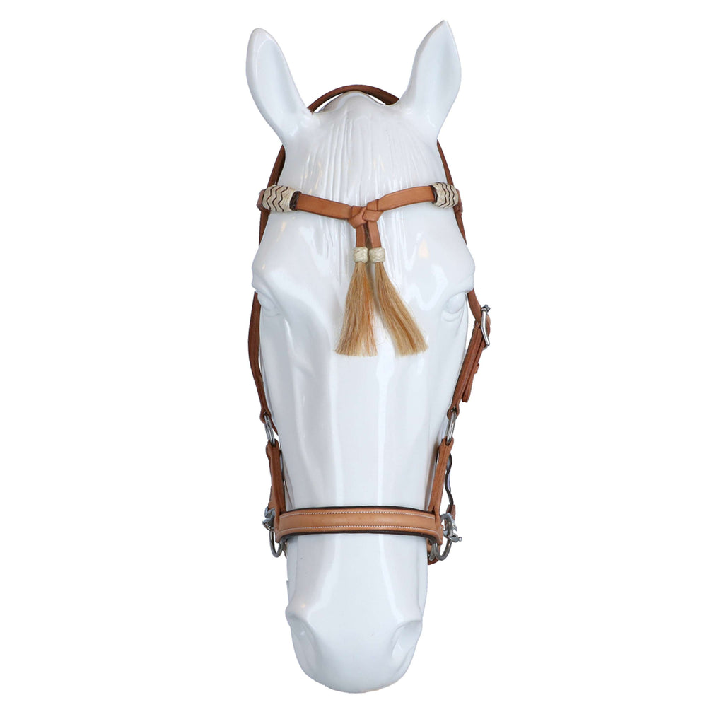 F.R.A. Bridon sans Mors Shango Side Pull Western Look Nature