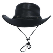 F.R.A. Chapeau Tabasca Cuir Noir