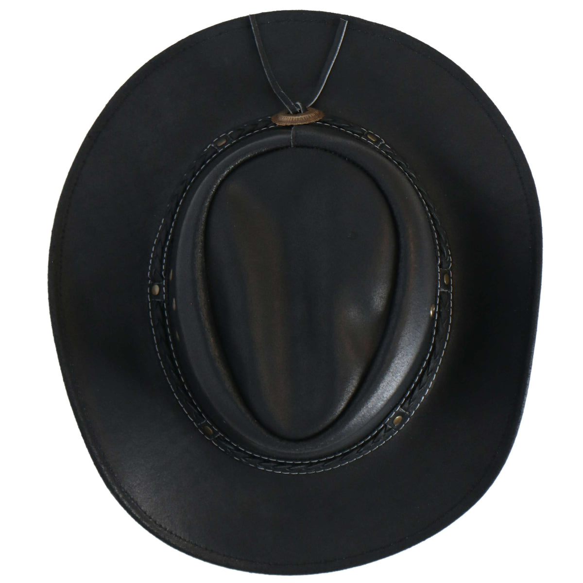 F.R.A. Chapeau Tabasca Cuir Noir