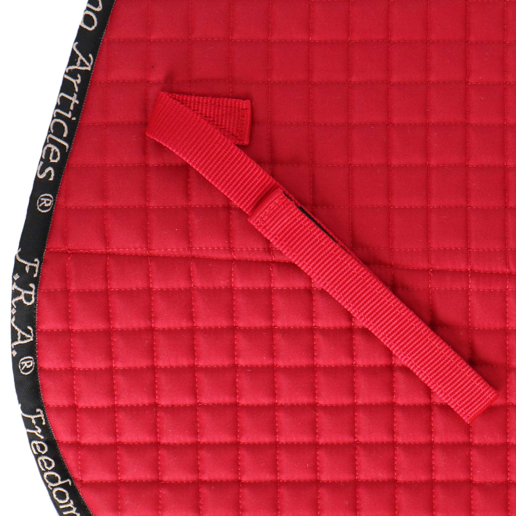 F.R.A. Chabraque Unica avec Poshes pour Selle Pieds nus Rouge