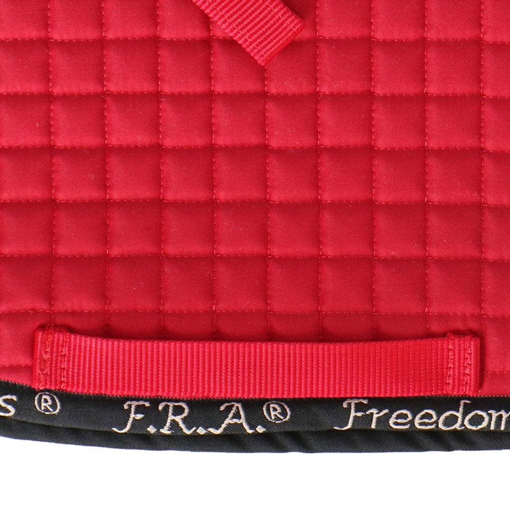 F.R.A. Chabraque Unica avec Poshes pour Selle Pieds nus Rouge