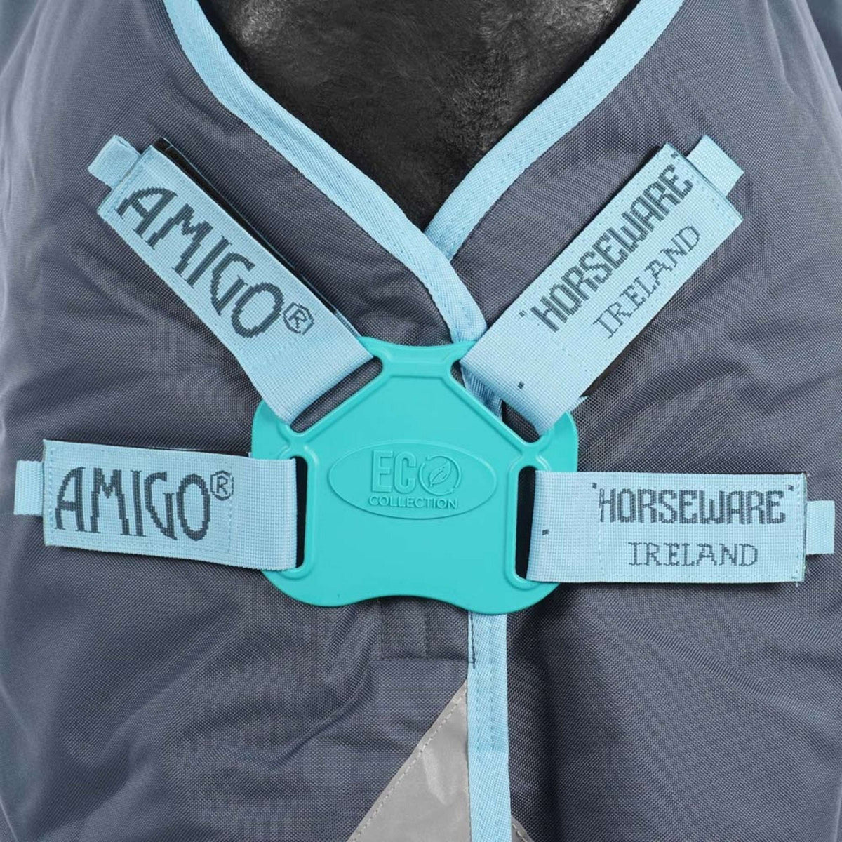 Amigo Chemise Turnout AmEco Bravo 12 Plus 250g Dark Blue/Sky Blue