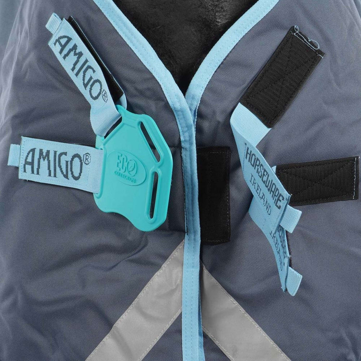 Amigo Chemise Turnout AmEco Bravo 12 Plus 250g Dark Blue/Sky Blue