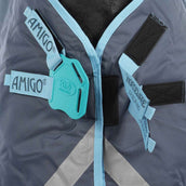 Amigo Couverture Turnout AmEco Bravo 12 Plus 250g Dark Blue/Sky Blue