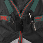 Rambo Chemise Turnout Original 200g Noir/Vert/Rouge