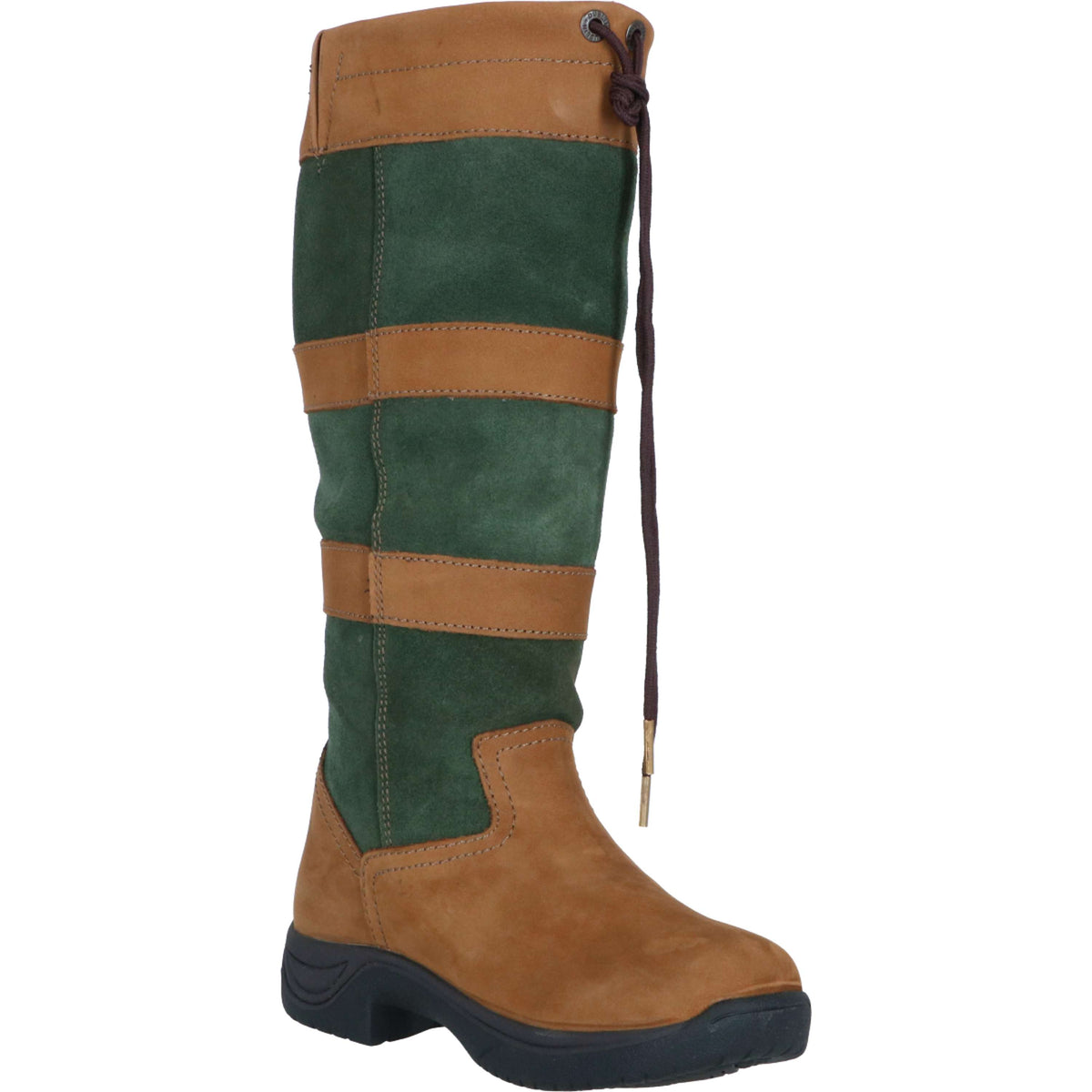 Dublin Bottes River III Marron Foncé/Vert