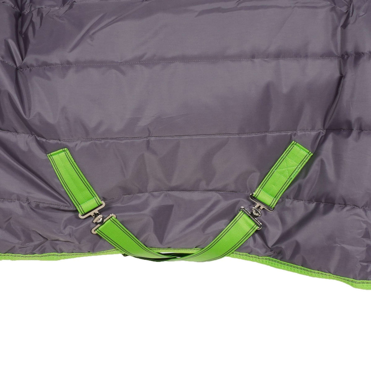 Weatherbeeta Couverture d'Écurie Comfitec Channel Quilt Combo Neck Medium 210D 250g Gris/Lime