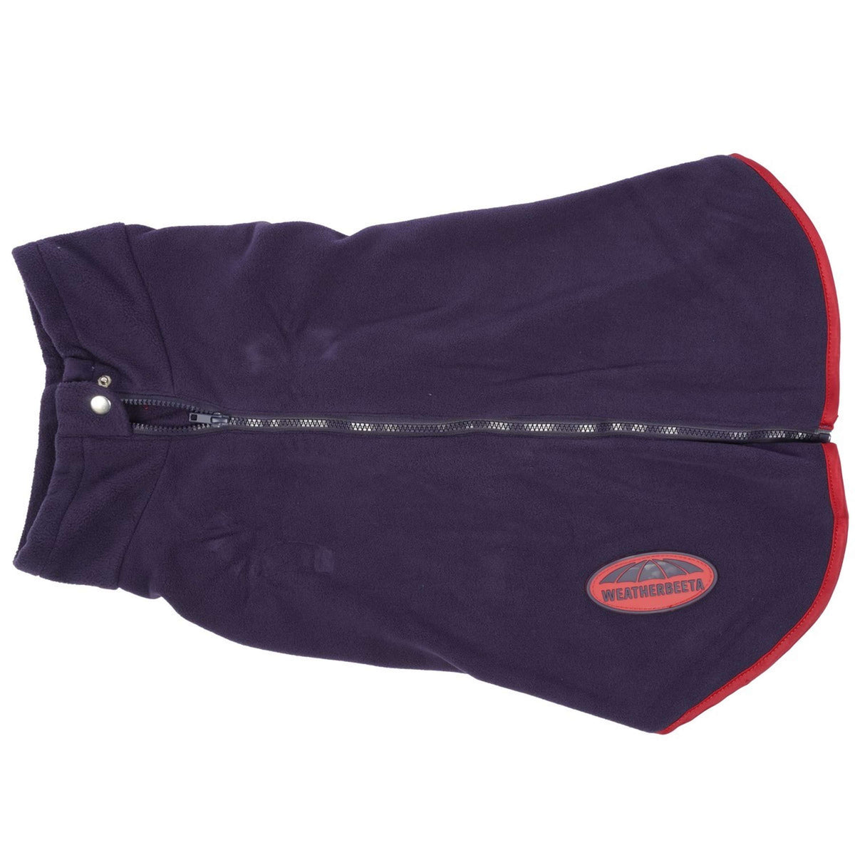 Weatherbeeta Veste pour Chien Comfitec Fleece Zip Marine/Rouge