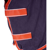 Weatherbeeta Couvertures Anti-Transpiration Cooler Combo Neck Fleece Marine/Rouge/Blanc