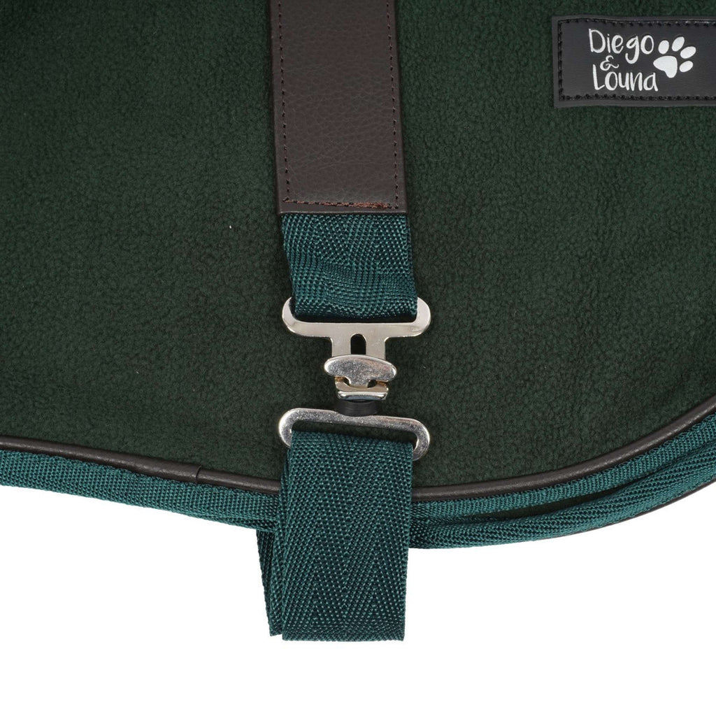 Diego & Louna Couverture pour Chien Polar Vert