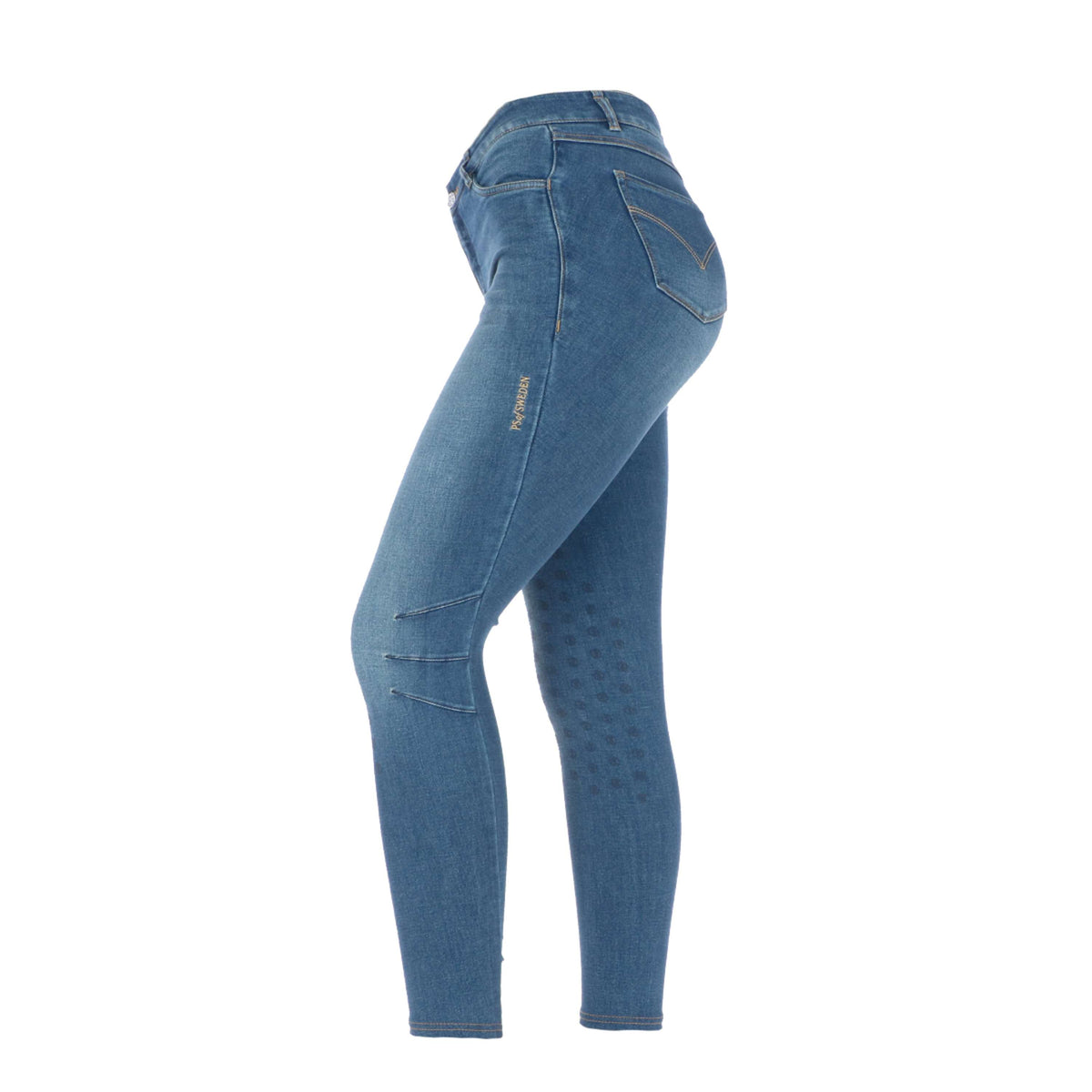 PS of Sweden Pantalon d'Équitation Ellie Jeans Blue Denim