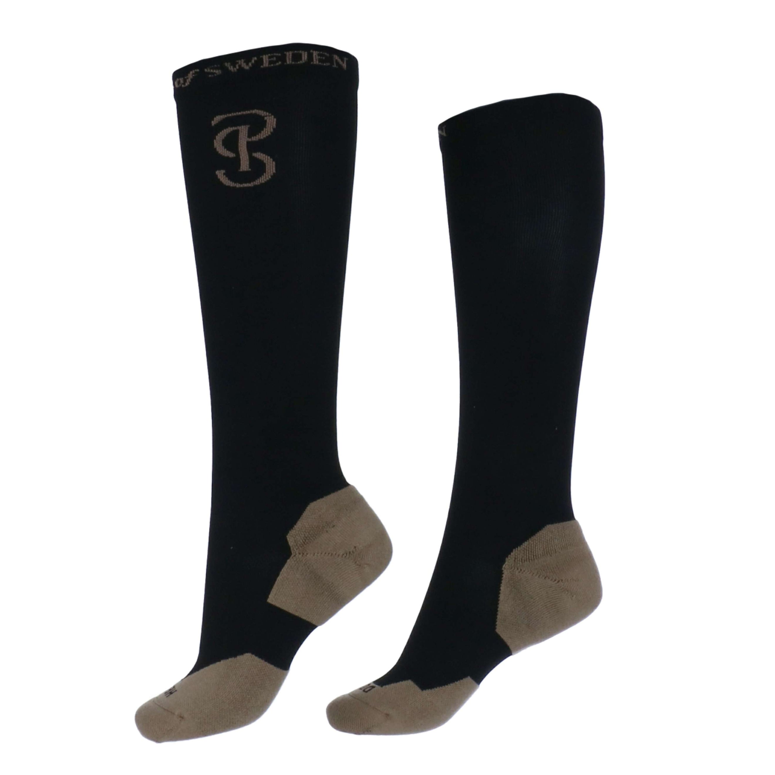 PS of Sweden Chaussettes Holly 2-pack Noir