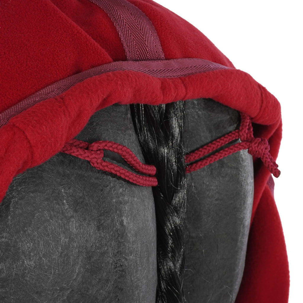 EQUITHÈME Couvre-reins Teddy Fleece Bordeaux