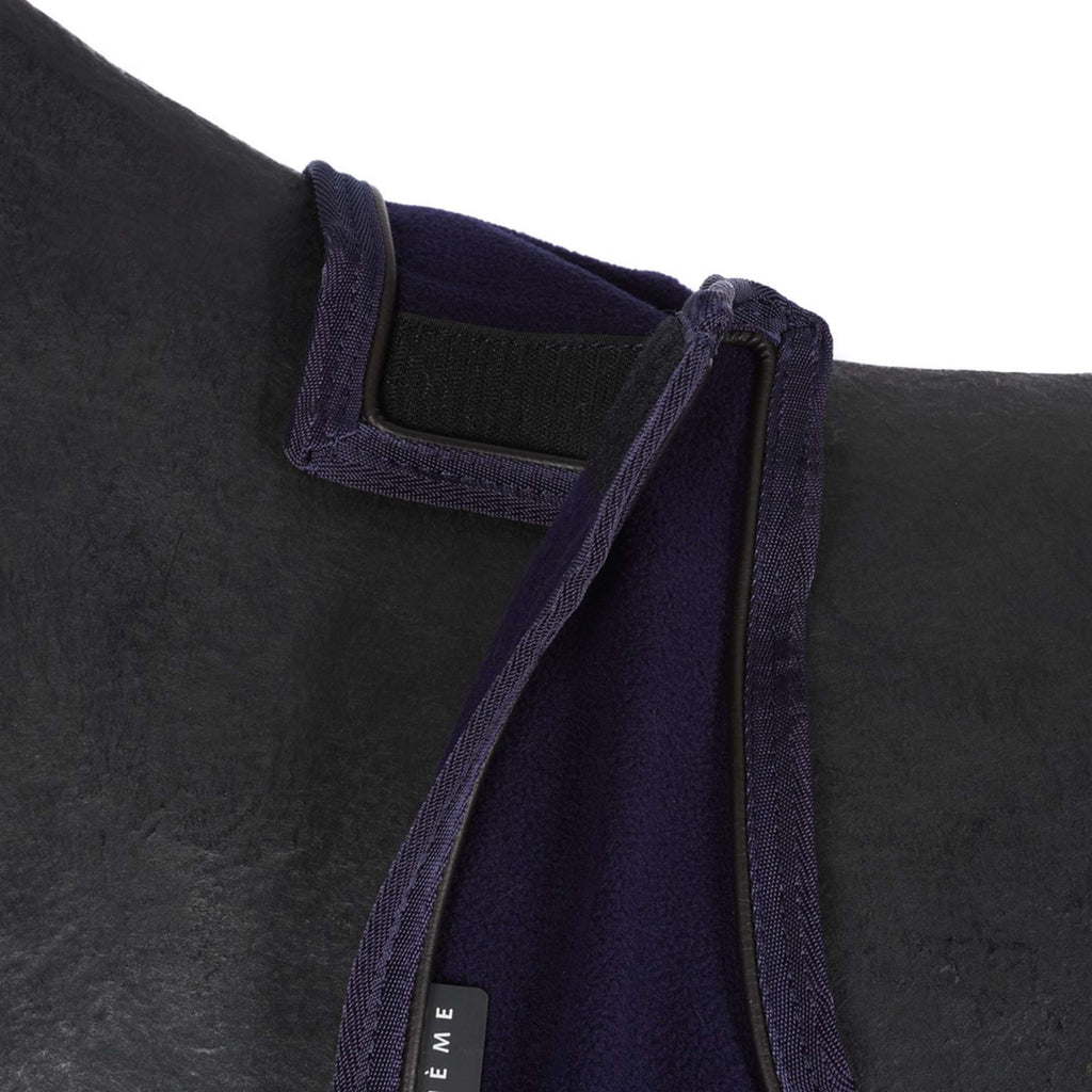 EQUITHÈME Couvre-reins Teddy Fleece Marin
