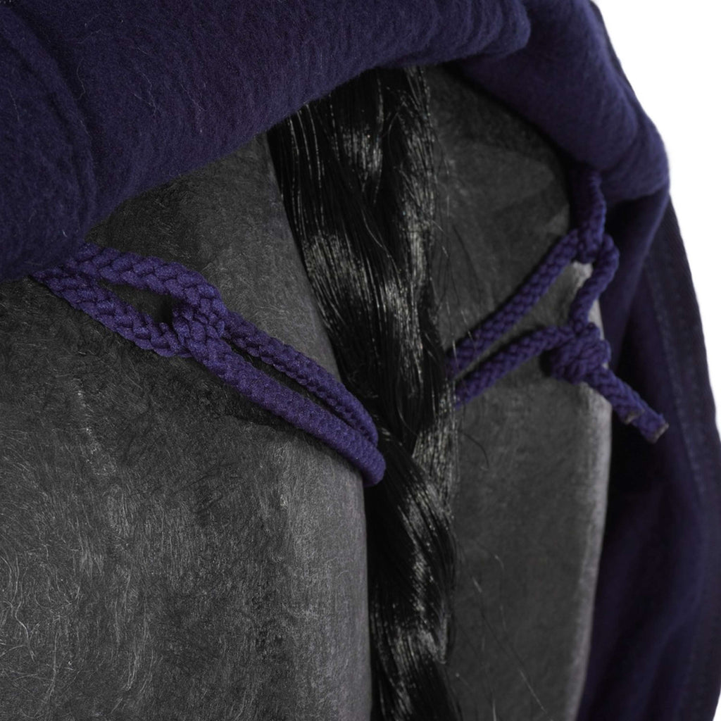 EQUITHÈME Couvre-reins Teddy Fleece Marin