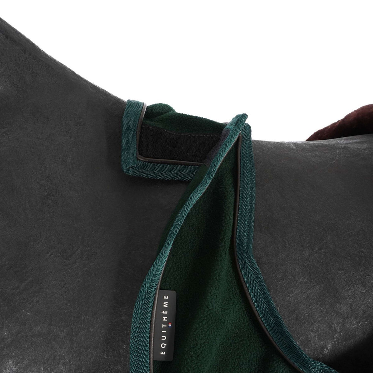 EQUITHÈME Couvre-reins Teddy Fleece Vert