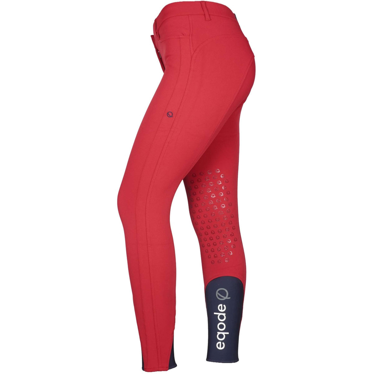 EQODE by Equiline Pantalon d'Équitation Delma Prise de Genou Cerise