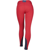 EQODE by Equiline Pantalon d'Équitation Delma Prise de Genou Cerise