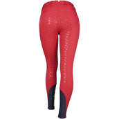 EQODE by Equiline Pantalon d'Équitation Darcey Full Grip Cerise