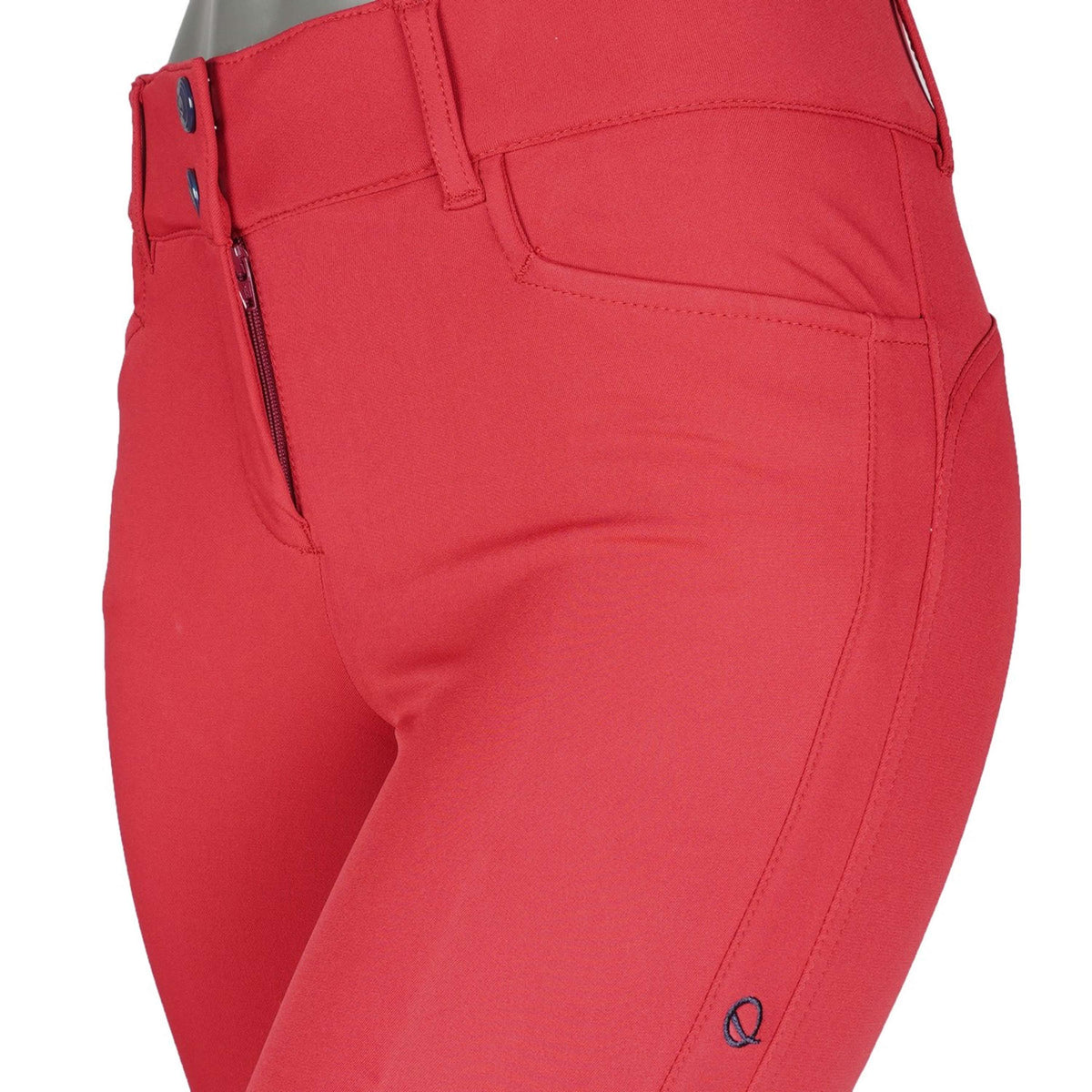 EQODE by Equiline Pantalon d'Équitation Darcey Full Grip Cerise