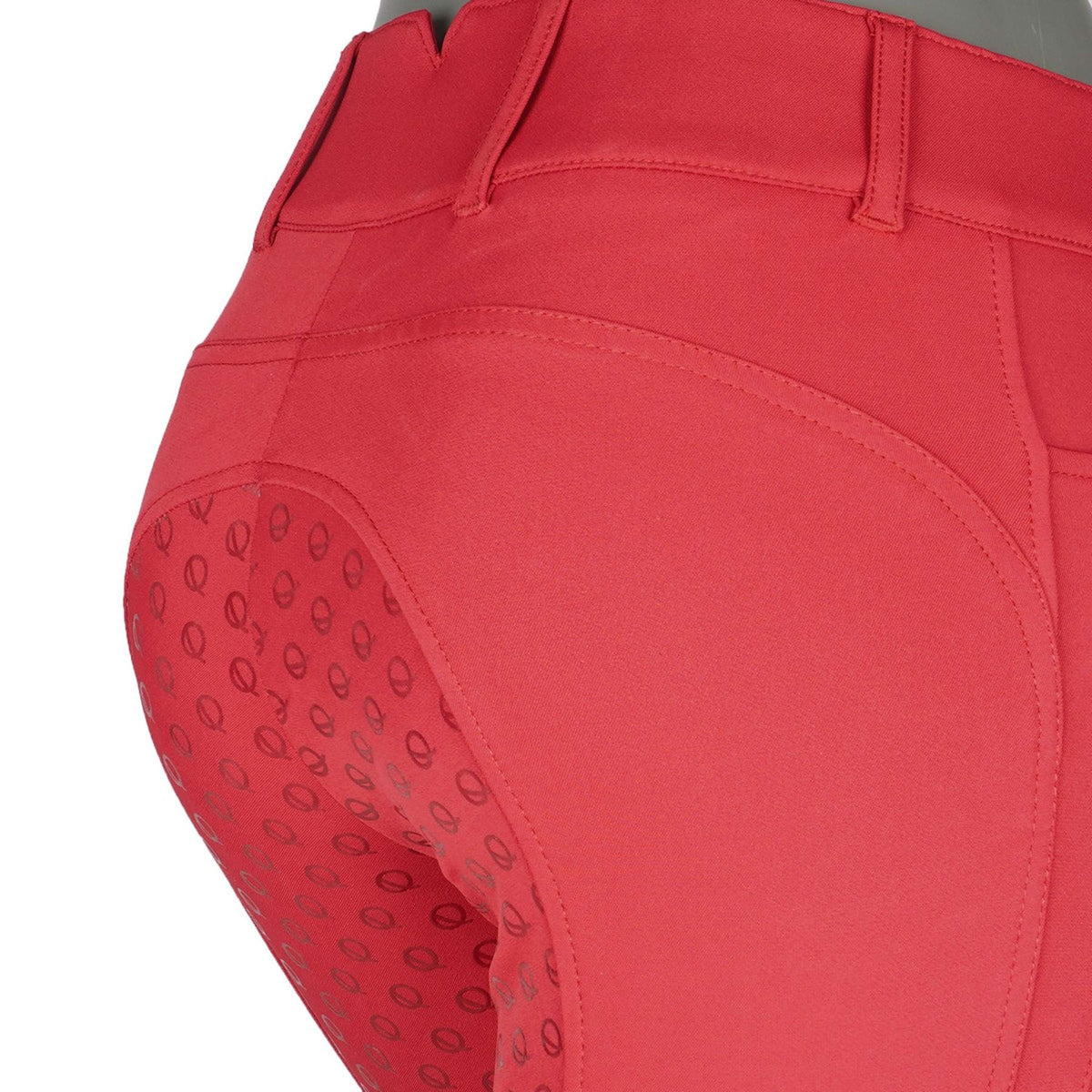 EQODE by Equiline Pantalon d'Équitation Darcey Full Grip Cerise