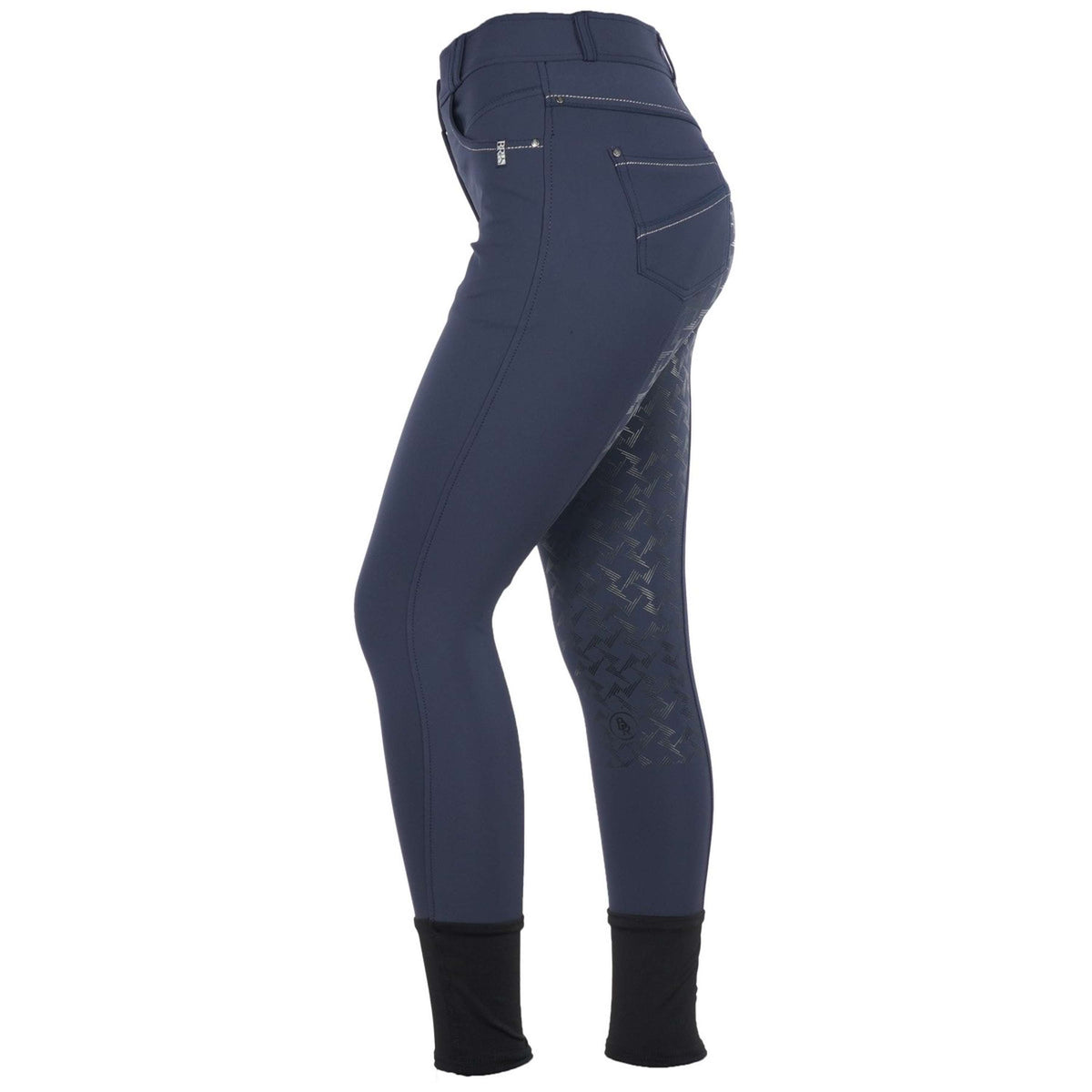 BR Pantalon d'Équitation BRPS Cathrine Silicone Fond de Peau Blueberry