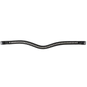 Passier Browband Curved with Big Rhinestones Clear/Noir