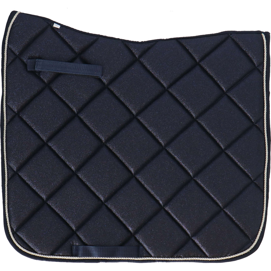 HB Tapis de Selle Sparkling Glitter Dressage Marin
