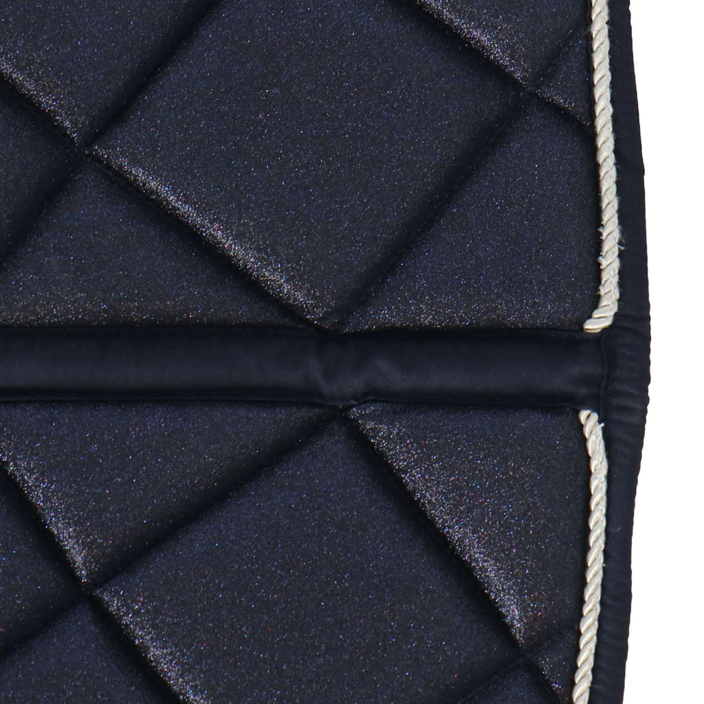 HB Tapis de Selle Sparkling Glitter Dressage Marin