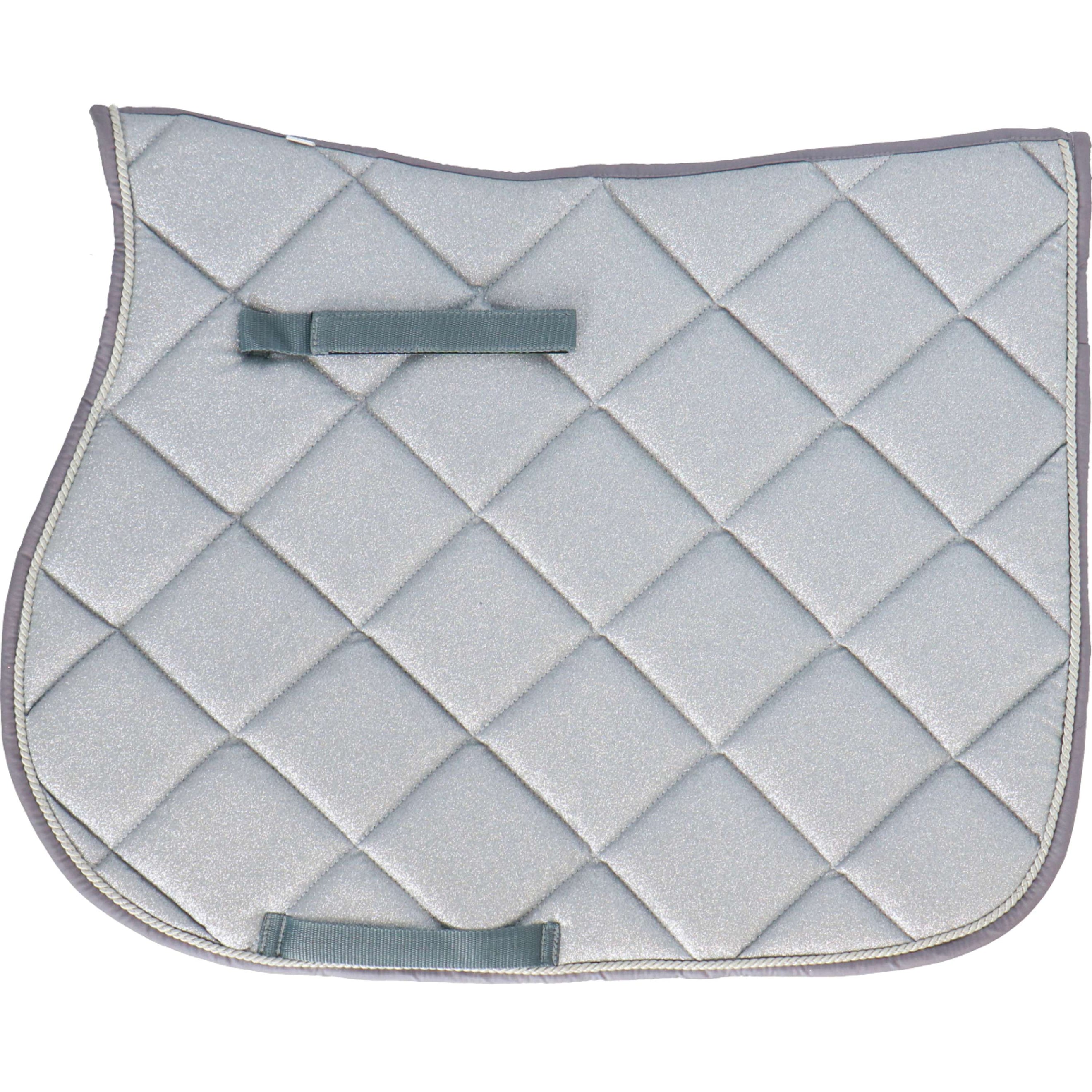 HB Tapis de Selle Sparkling Glitter Sauter Argent