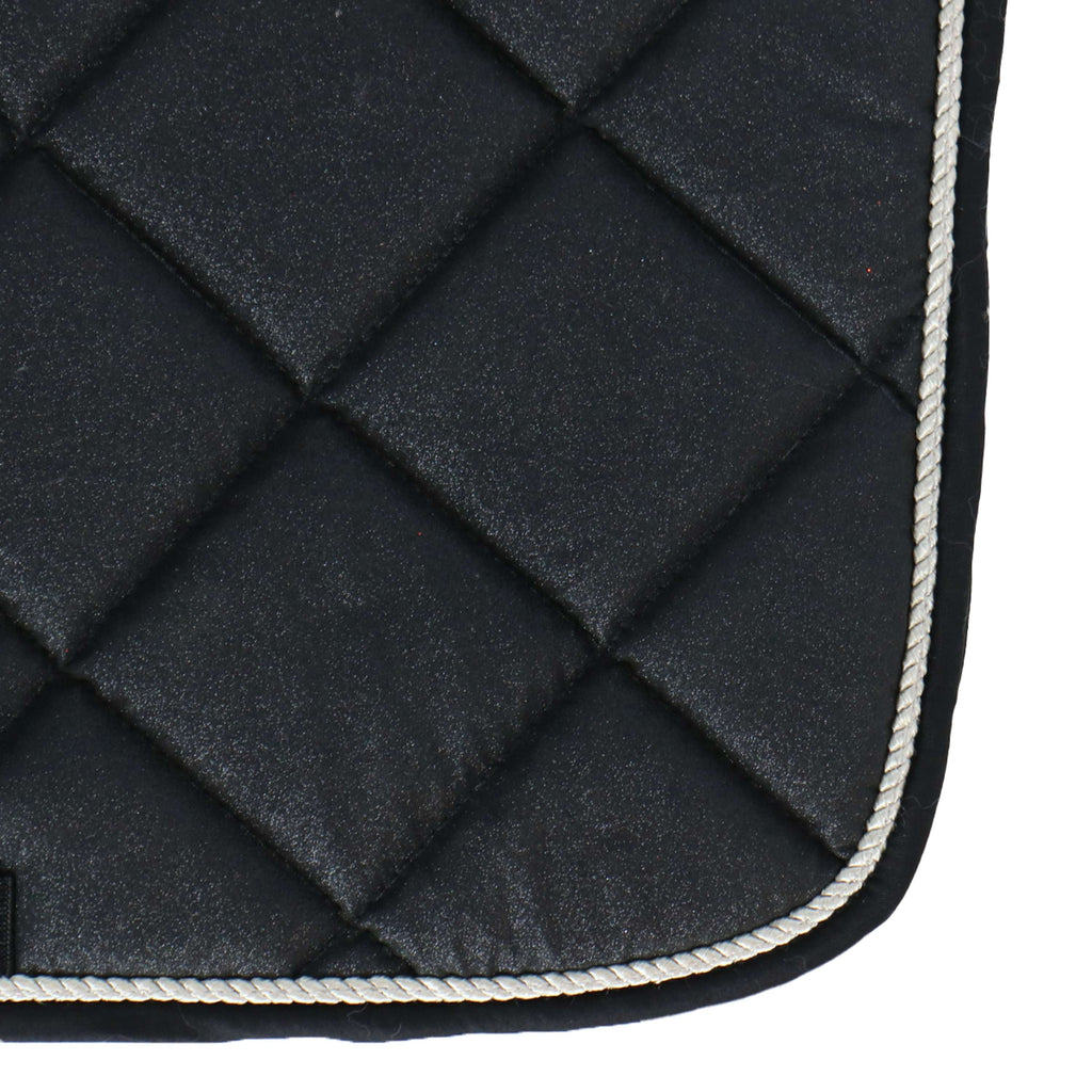HB Tapis de Selle Sparkling Glitter Dressage Noir