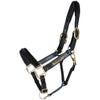 HB Licol Horse Name Cuir Marron