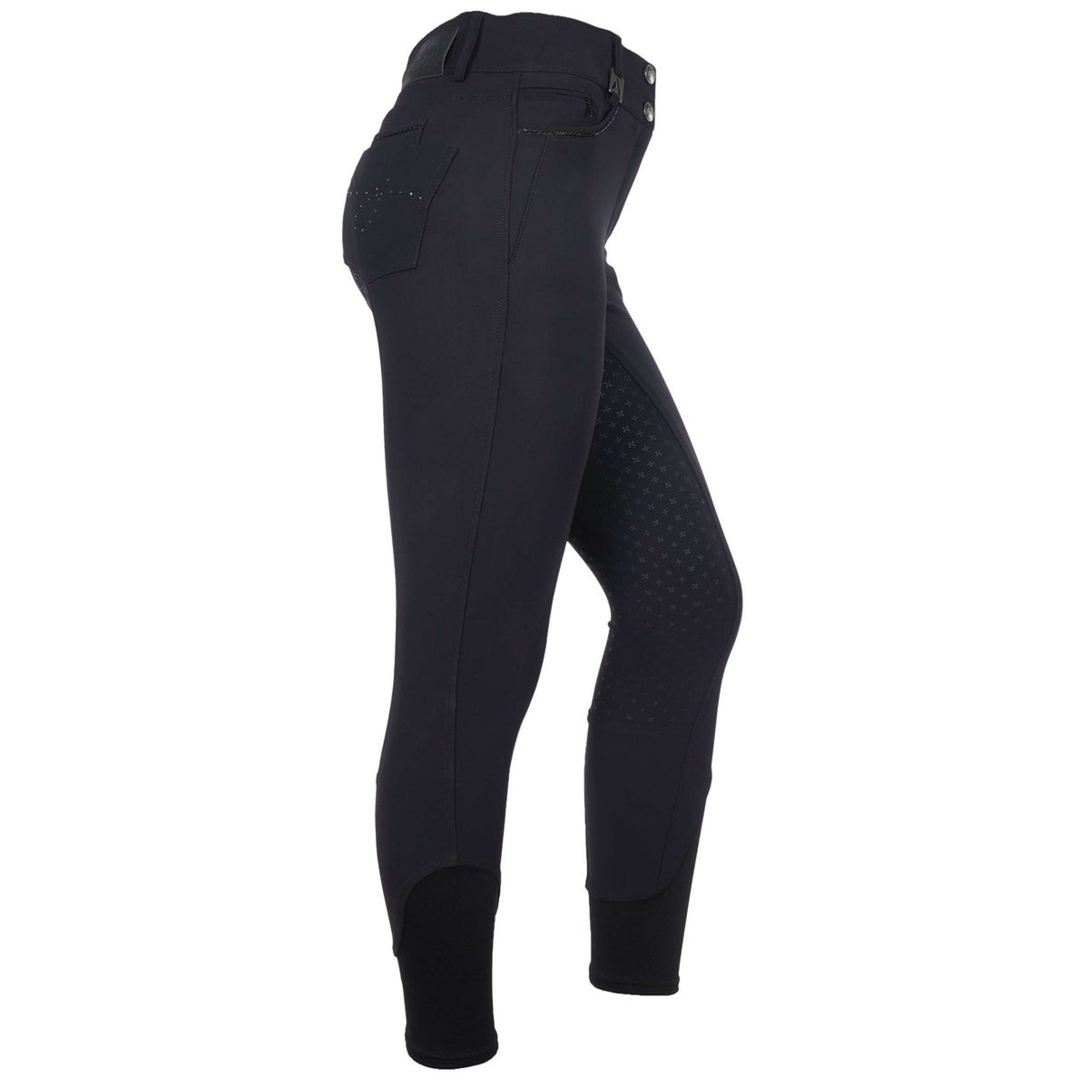 ANKY Pantalon d'Équitation Regally Femme Partie Siege en Silicone Noir