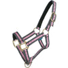Norton Licol Nylon avec Doublure en Cuir Gris/Rose