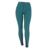 EQODE by Equiline Pantalon d'Équitation Donna Full Grip High Waist Vert