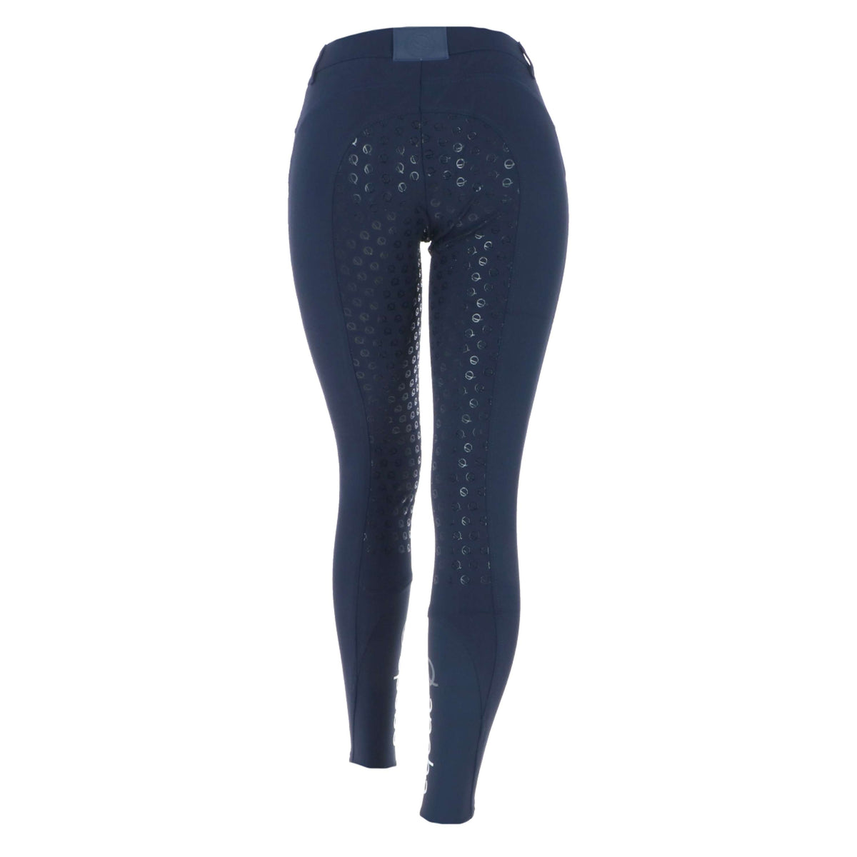 EQODE by Equiline Pantalon d'Équitation Donna Full Grip Bleu