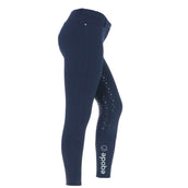 EQODE by Equiline Pantalon d'Équitation Donna Full Grip Bleu