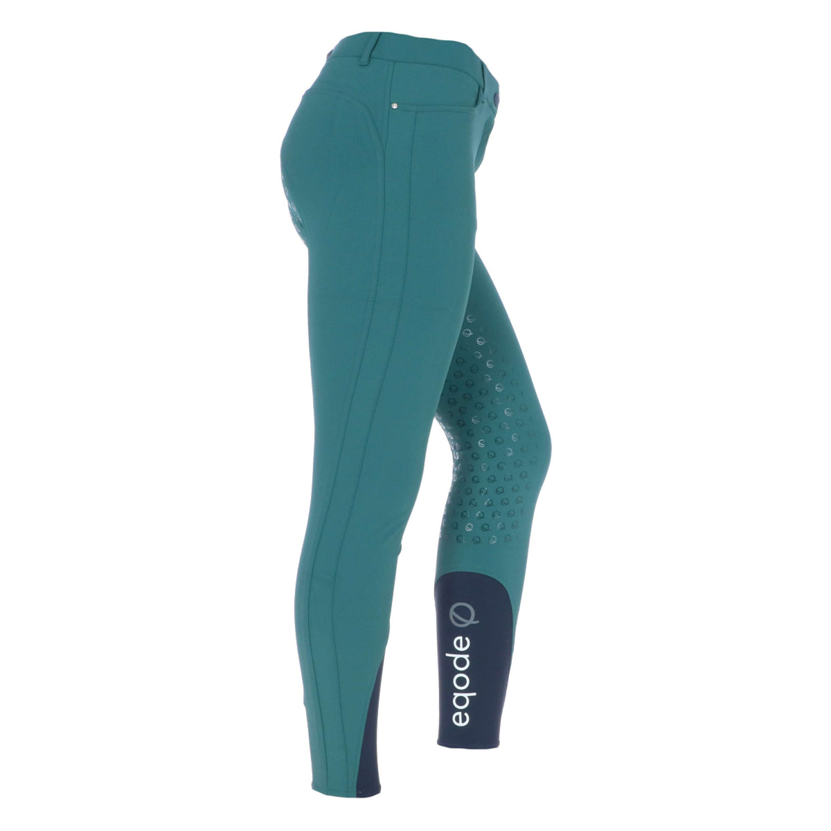 EQODE by Equiline Pantalon d'Équitation Donna Full Grip Vert