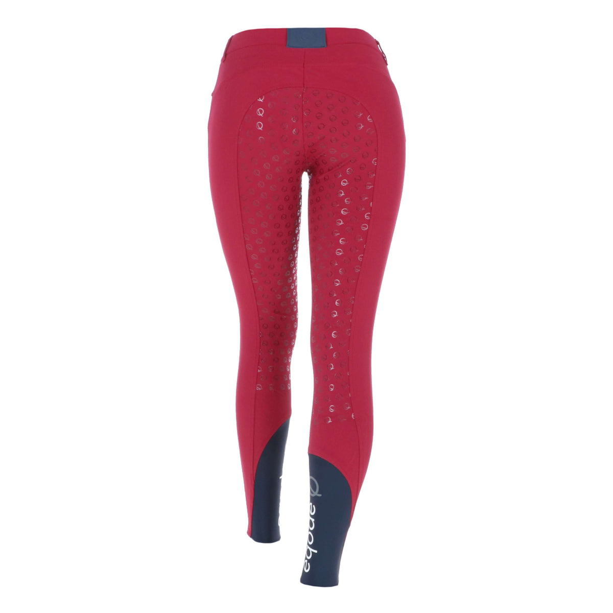 EQODE by Equiline Pantalon d'Équitation Donna Full Grip Cerise