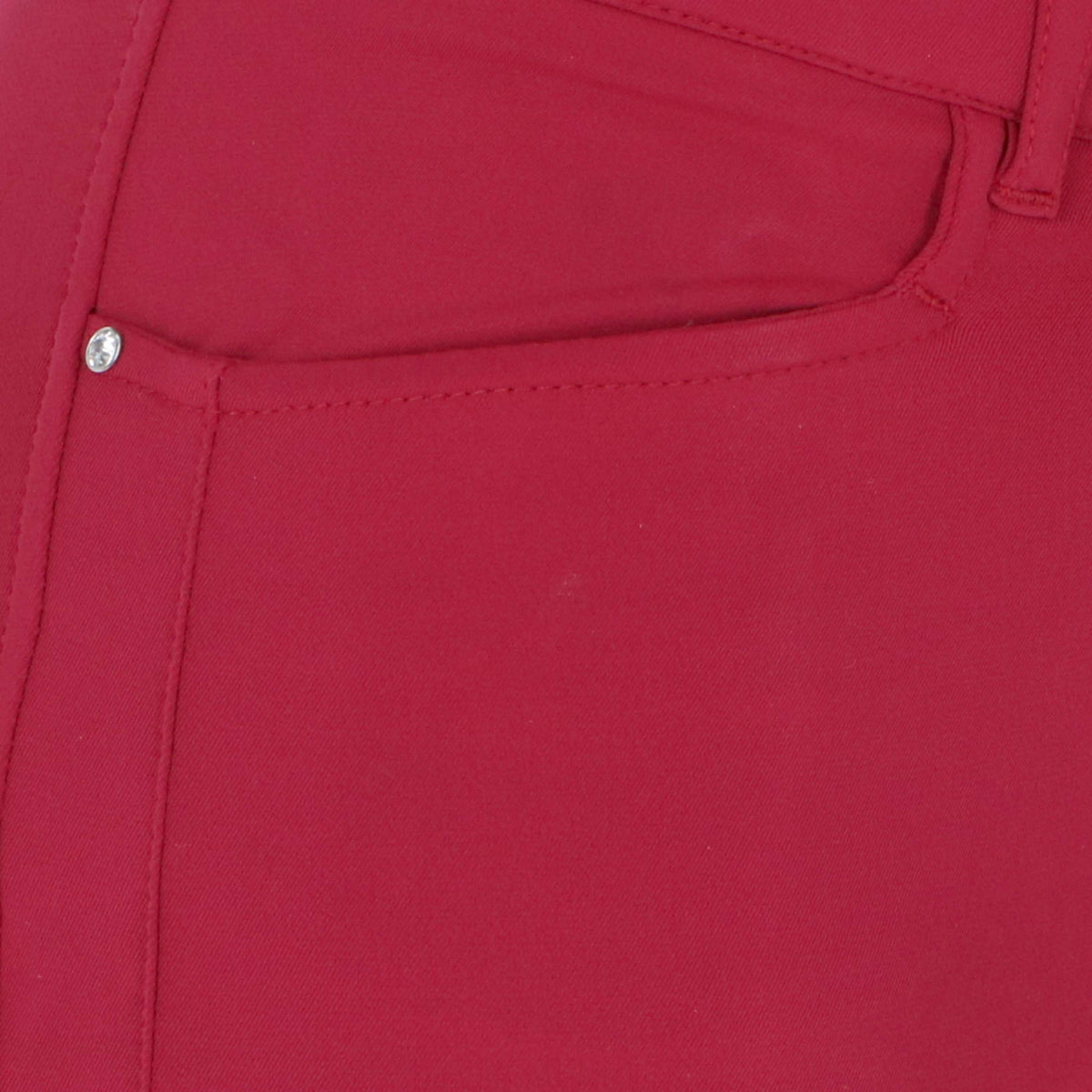 EQODE by Equiline Pantalon d'Équitation Donna Full Grip Cerise