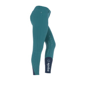 EQODE by Equiline Pantalon d'Équitation Donna Prise de Genou Vert