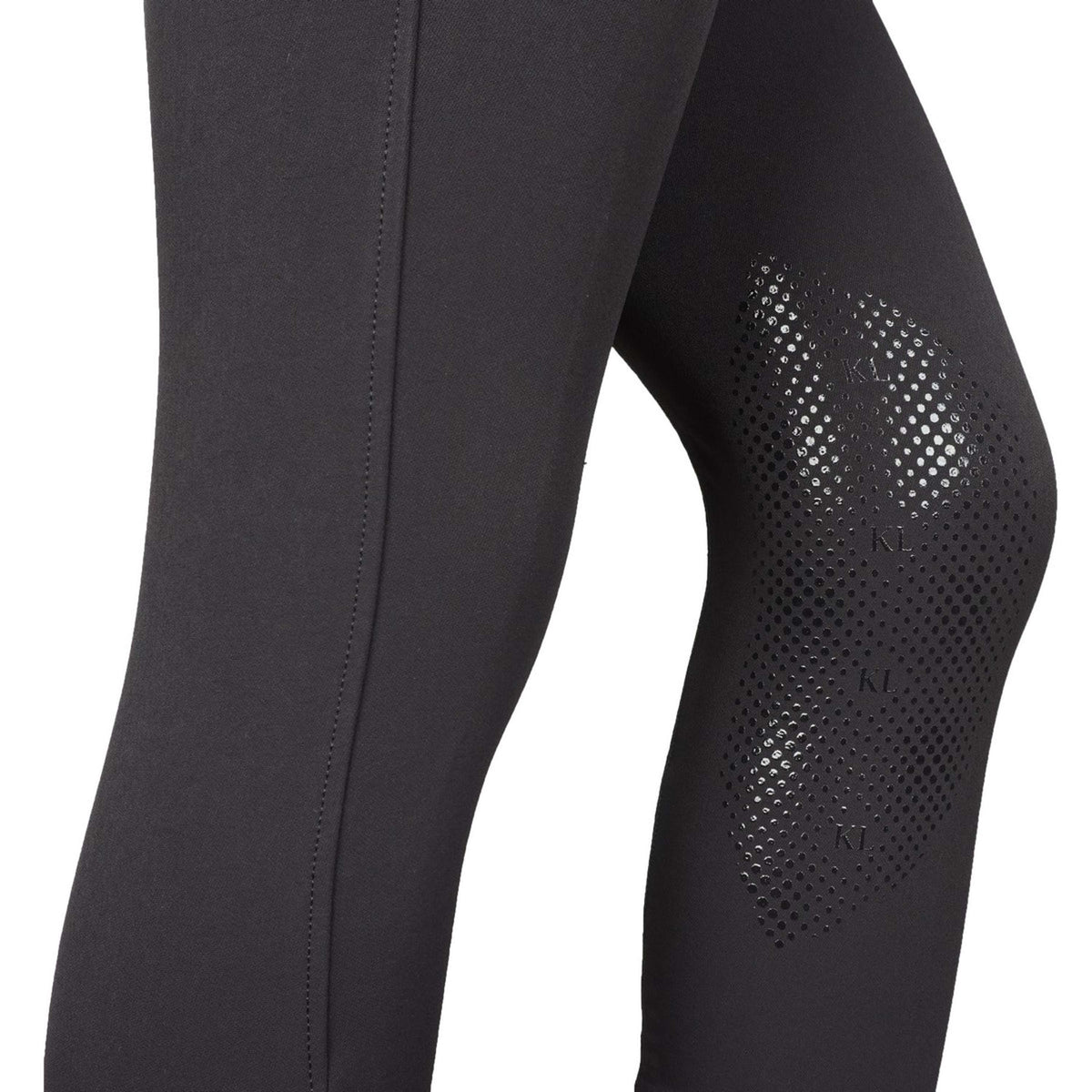 Kingsland Pantalon d'Équitation Kadi E-Tec Knee-Grip Femmes Noir