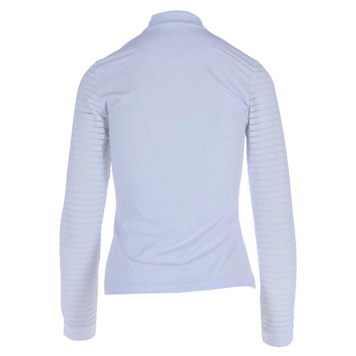 HKM T-shirt de Concours Monaco Longue Manche Blanc