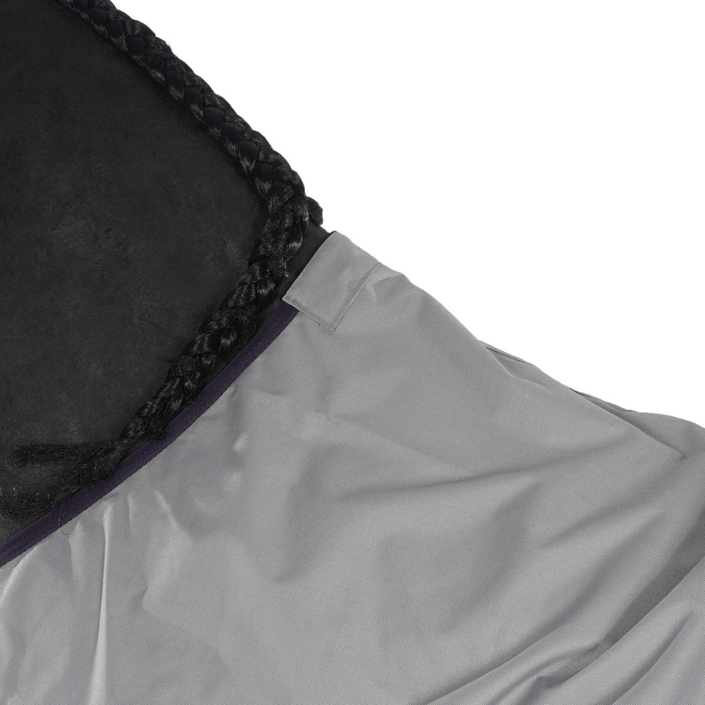 HKM Couverture Anti-Mouches Rain Bleu Foncé/Gris